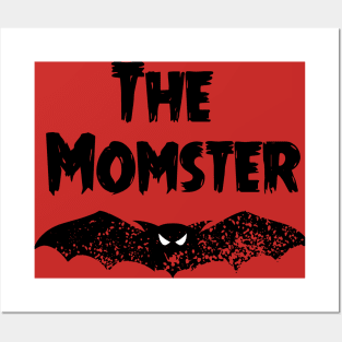 The Momster (Black) Posters and Art